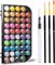 Watercolor Paint,48 Colors Washable Watercolor Paint Set With Brush, Refillable Water Brush Pen, Palette, and Water-Washable Paints for Kids